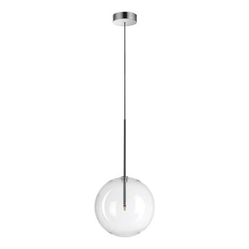 Ideal Lux - LED Lustr na lanku EQUINOXE 1xG4/2W/230V pr. 25 cm lesklý chrom/čirá