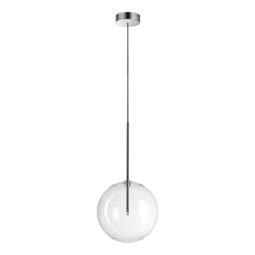 Ideal Lux - LED Lustr na lanku EQUINOXE 1xG4/2W/230V pr. 25 cm lesklý chrom/čirá