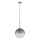 Ideal Lux - LED Lustr na lanku EQUINOXE 1xG4/2W/230V pr. 25 cm lesklý chrom/kouřová