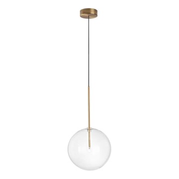 Ideal Lux - LED Lustr na lanku EQUINOXE 1xG4/2W/230V pr. 25 cm mosaz/čirá