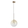 Ideal Lux - LED Lustr na lanku EQUINOXE 1xG4/2W/230V pr. 25 cm mosaz/kouřová