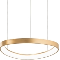 Ideal Lux - LED Lustr na lanku GEMINI LED/36W/230V 2700K pr. 42,5 cm CRI 90 mosaz