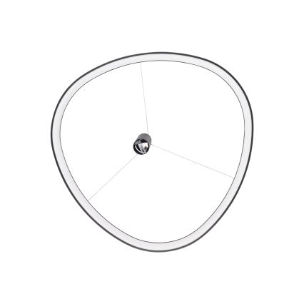 Ideal Lux - LED Lustr na lanku GEMINI LED/78W/230V 2700K pr. 105 cm CRI 90 černá