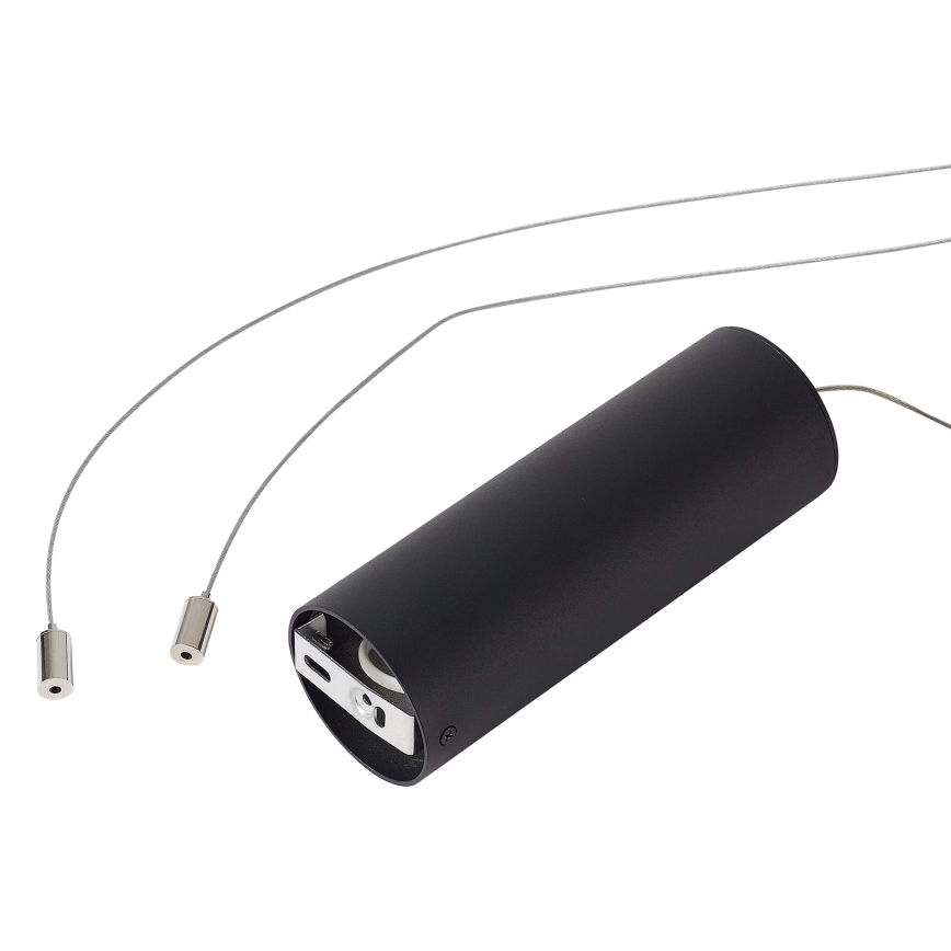 Ideal Lux - LED Lustr na lanku GEMINI LED/78W/230V 2700K pr. 105 cm CRI 90 černá