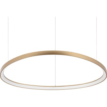 Ideal Lux - LED Lustr na lanku GEMINI LED/78W/230V 2700K pr. 105 cm CRI 90 mosaz