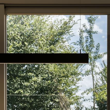 Ideal Lux - LED Lustr na lanku LINUS LED/32W/230V 3000K CRI 90 120 cm černá