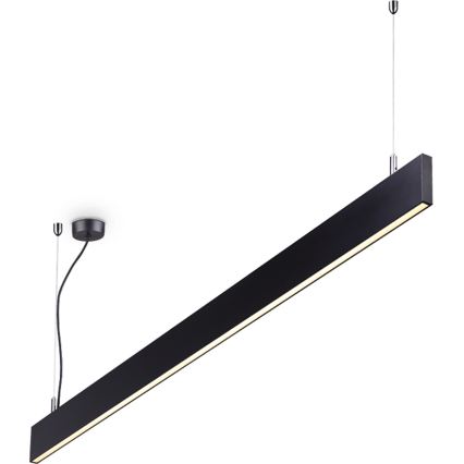 Ideal Lux - LED Lustr na lanku LINUS LED/32W/230V 4000K CRI 90 120 cm černá