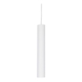 Ideal Lux - LED Lustr na lanku LOOK 1xGU10/7W/230V CRI 90 pr. 6 cm bílá