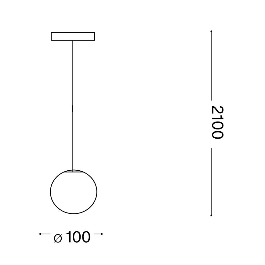 Ideal Lux - LED Lustr na lanku MAPA 1xG9/3W/230V pr. 10 cm bílá