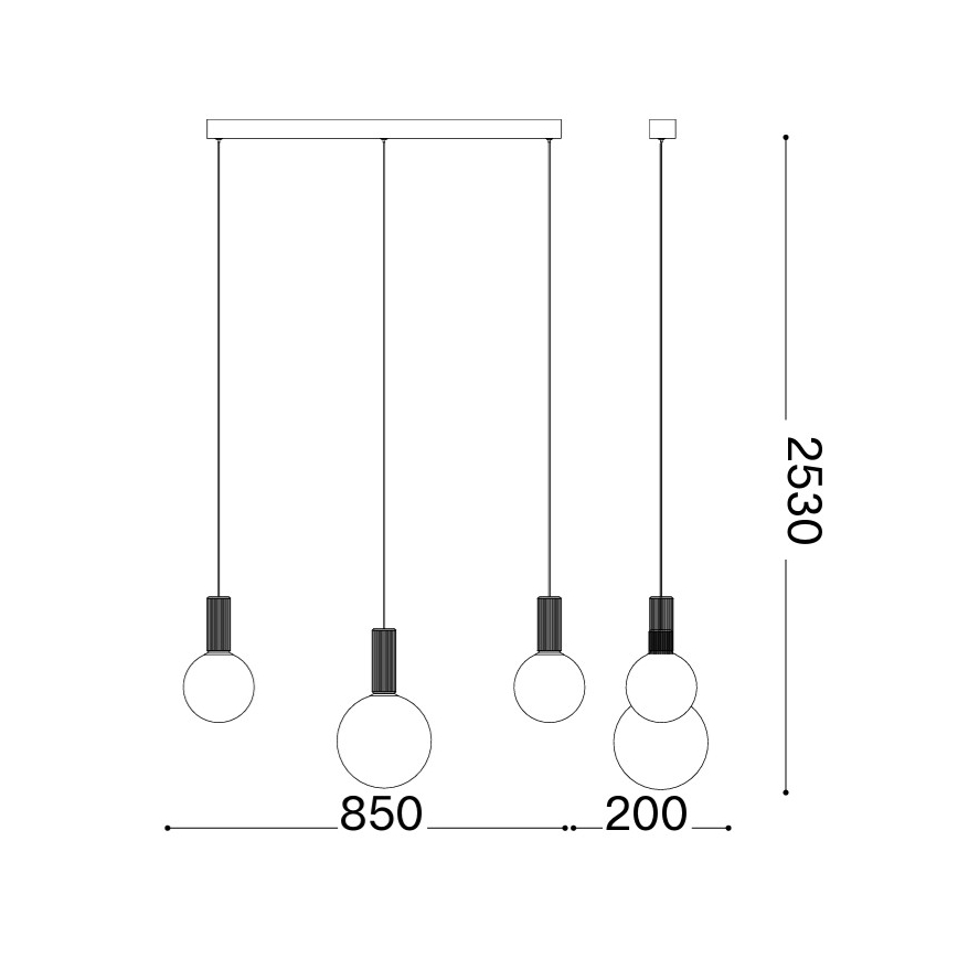 Ideal Lux - LED Lustr na lanku ODEON LED/20W/230V CRI 90 béžová/bílá