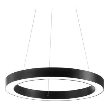Ideal Lux - LED Lustr na lanku ORACLE LED/28W/230V 3000K pr. 50 cm CRI 90 černá