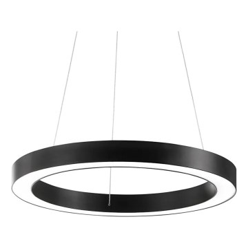 Ideal Lux - LED Lustr na lanku ORACLE LED/35W/230V 3000K pr. 70 cm CRI 90 černá
