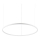 Ideal Lux - LED Lustr na lanku ORACLE LED/55W/230V 3000K pr. 90 cm bílá