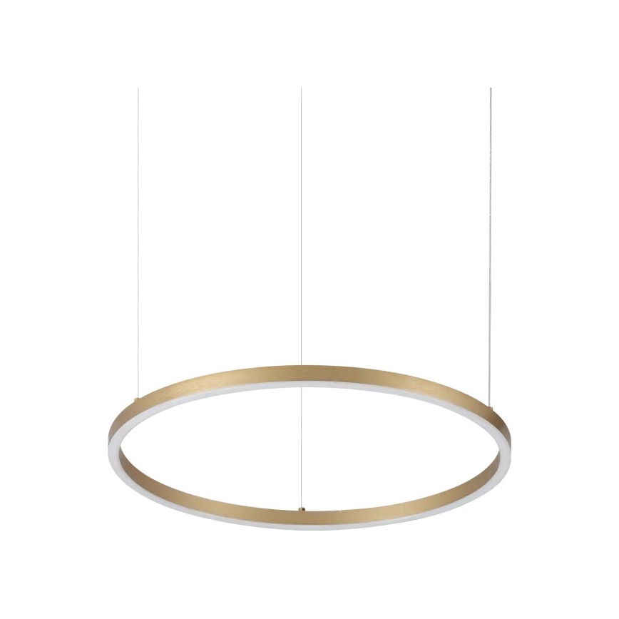 Ideal Lux - LED Lustr na lanku ORACLE SLIM LED/29W/230V 3000K CRI 90 pr. 50 cm zlatá