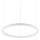 Ideal Lux - LED Lustr na lanku ORACLE SLIM LED/32W/230V 4000K pr. 50 cm bílá