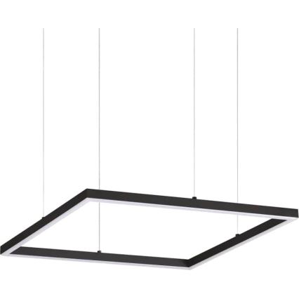 Ideal Lux - LED Lustr na lanku ORACLE SLIM LED/33W/230V 3000K 50x50 cm černá