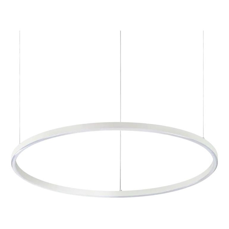 Ideal Lux - LED Lustr na lanku ORACLE SLIM LED/37W/230V 2700K CRI 90 pr. 70 cm bílá