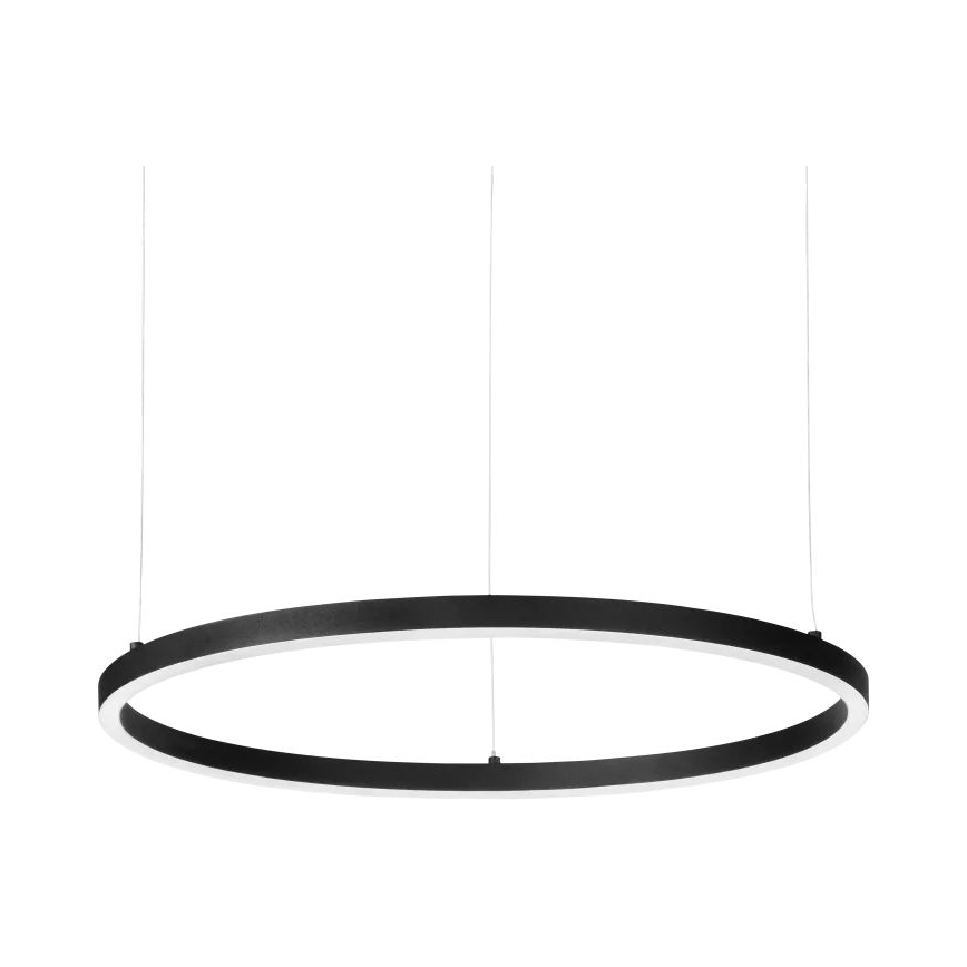 Ideal Lux - LED Lustr na lanku ORACLE SLIM LED/37W/230V 2700K CRI 90 pr. 70 cm černá