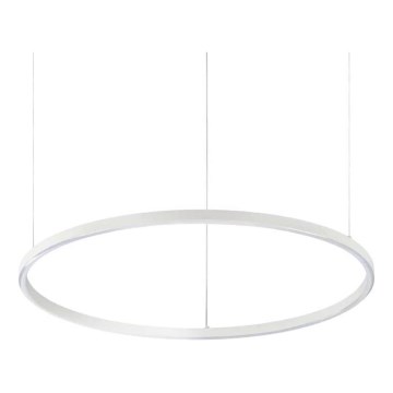 Ideal Lux - LED Lustr na lanku ORACLE SLIM LED/37W/230V 4000K CRI 90 pr. 70 cm bílá