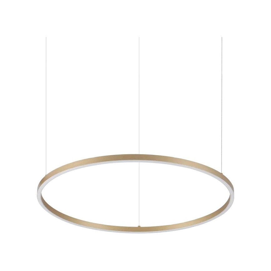 Ideal Lux - LED Lustr na lanku ORACLE SLIM LED/37W/230V 3000K CRI 90 pr. 70 cm zlatá