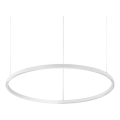 Ideal Lux - LED Lustr na lanku ORACLE SLIM LED/38W/230V 4000K pr. 70 cm bílá