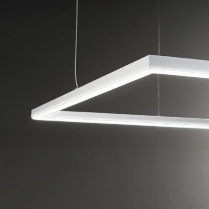 Ideal Lux - LED Lustr na lanku ORACLE SLIM LED/41W/230V 3000K 70x70 cm bílá