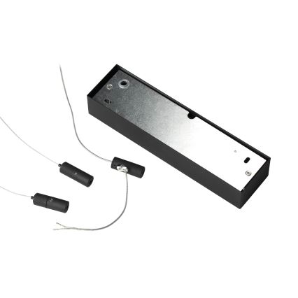 Ideal Lux - LED Lustr na lanku ORACLE SLIM LED/41W/230V 3000K 70x70 cm černá