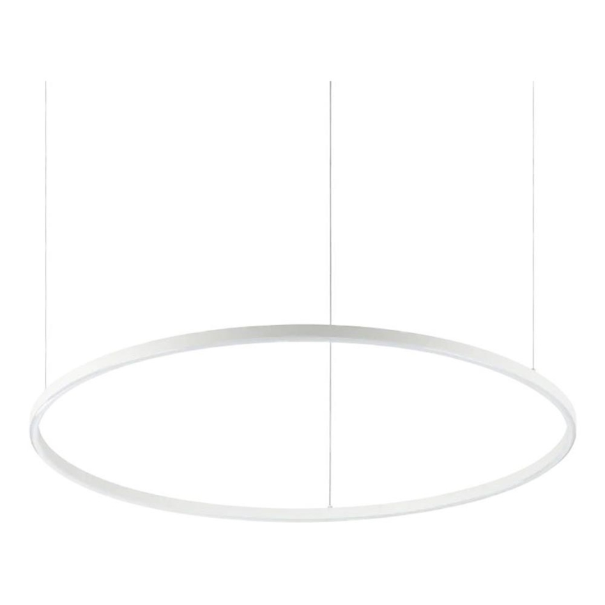 Ideal Lux - LED Lustr na lanku ORACLE SLIM LED/53W/230V 2700K CRI 90 pr. 90 cm bílá