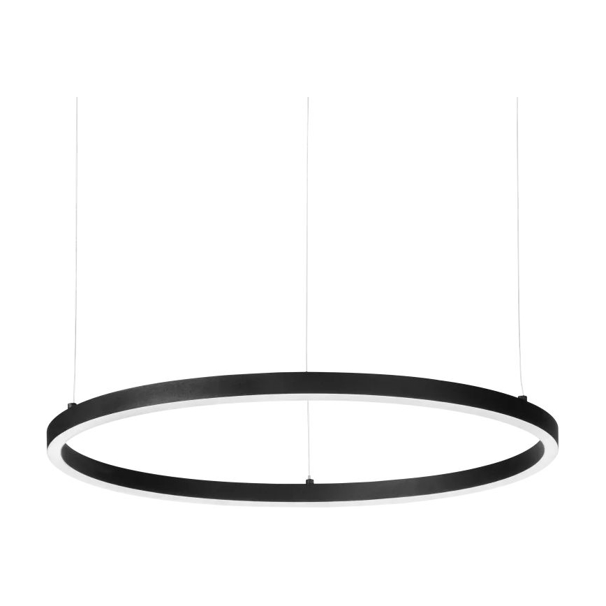 Ideal Lux - LED Lustr na lanku ORACLE SLIM LED/53W/230V 2700K pr. 90 cm černá