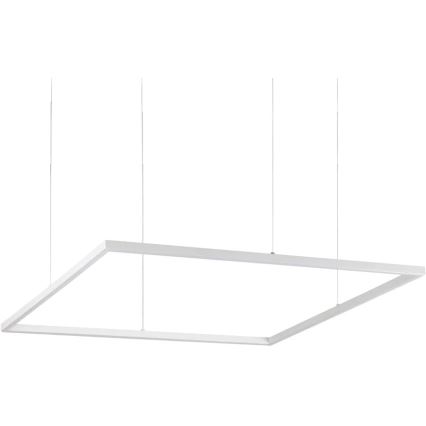 Ideal Lux - LED Lustr na lanku ORACLE SLIM LED/53W/230V 3000K 90x90 cm bílá