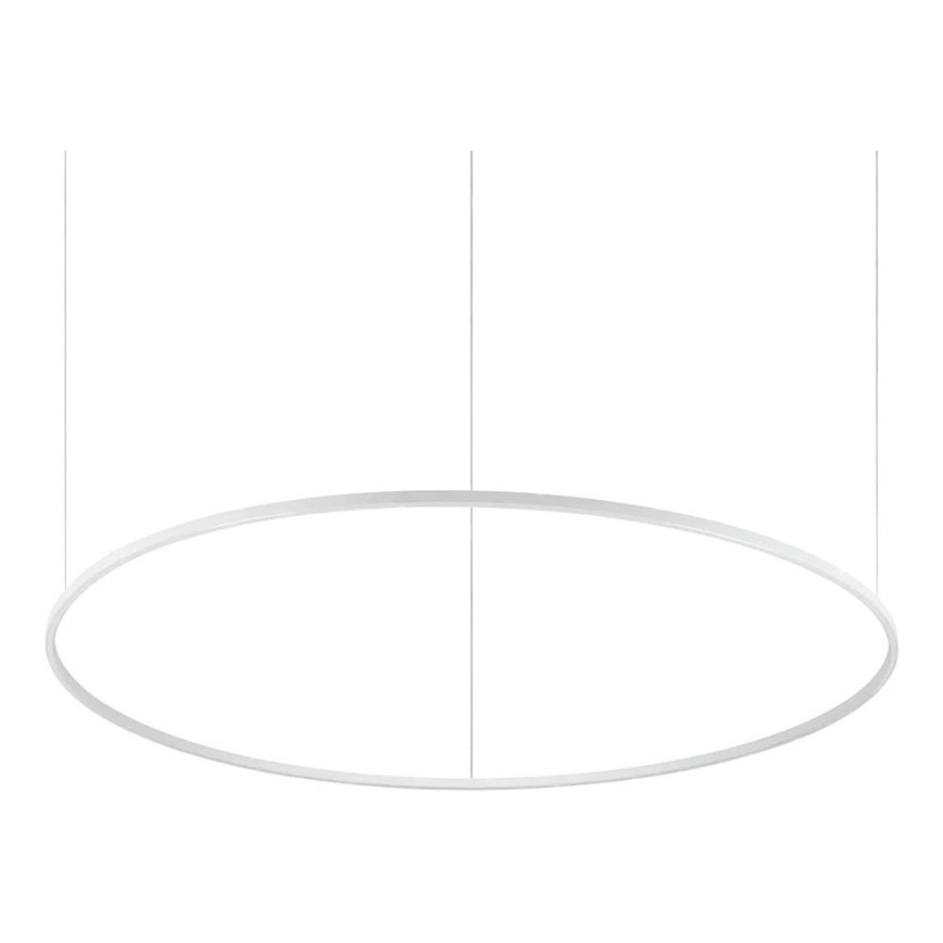 Ideal Lux - LED Lustr na lanku ORACLE SLIM LED/83W/230V 2700K CRI 90 pr. 150 cm bílá