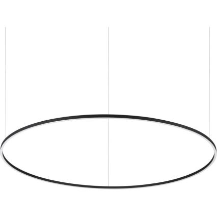 Ideal Lux - LED Lustr na lanku ORACLE SLIM LED/83W/230V 2700K pr. 150 cm černá