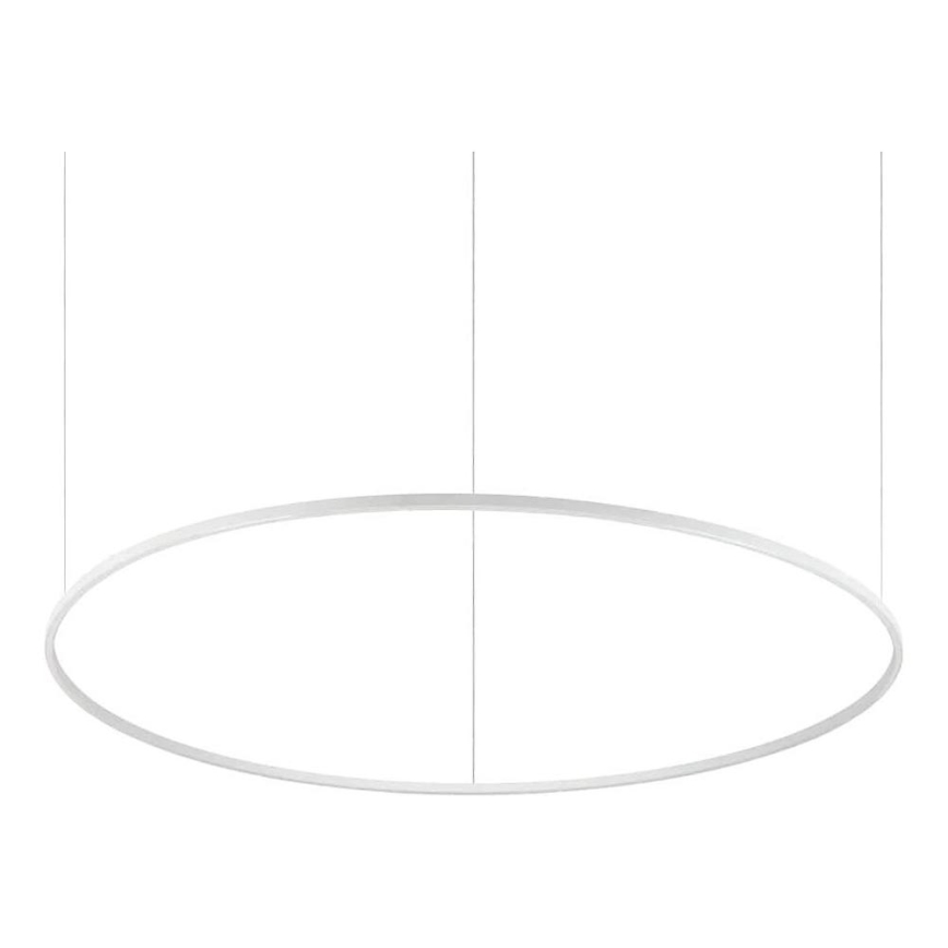 Ideal Lux - LED Lustr na lanku ORACLE SLIM LED/89W/230V 3000K pr. 150 cm bílá