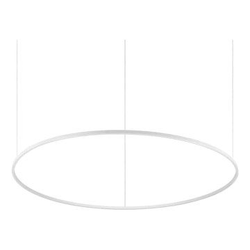 Ideal Lux - LED Lustr na lanku ORACLE SLIM LED/89W/230V 4000K pr. 150 cm bílá