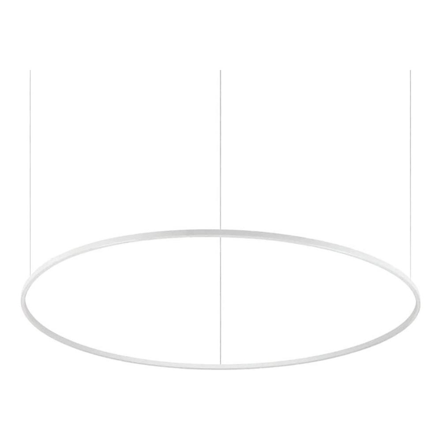 Ideal Lux - LED Lustr na lanku ORACLE SLIM LED/89W/230V 4000K pr. 150 cm bílá