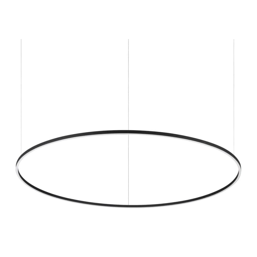 Ideal Lux - LED Lustr na lanku ORACLE SLIM LED/89W/230V 4000K pr. 150 cm černá