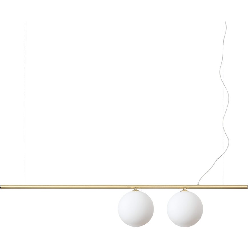 Ideal Lux - LED Lustr na lanku PERLINE 2xG9/3W/230V zlatá