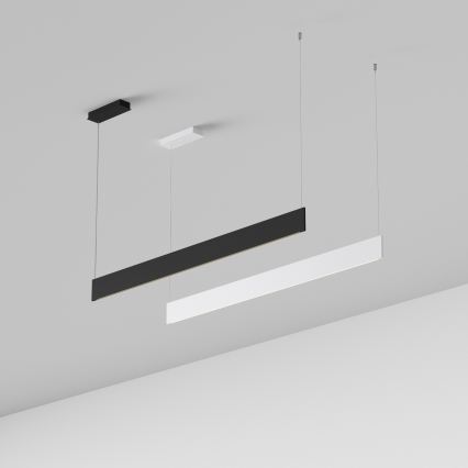 Ideal Lux - LED Lustr na lanku STEEL LED/24W/230V 3000K CRI 90 120 cm bílá