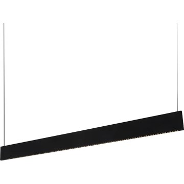 Ideal Lux - LED Lustr na lanku STEEL LED/24W/230V 3000K CRI 90 120 cm černá