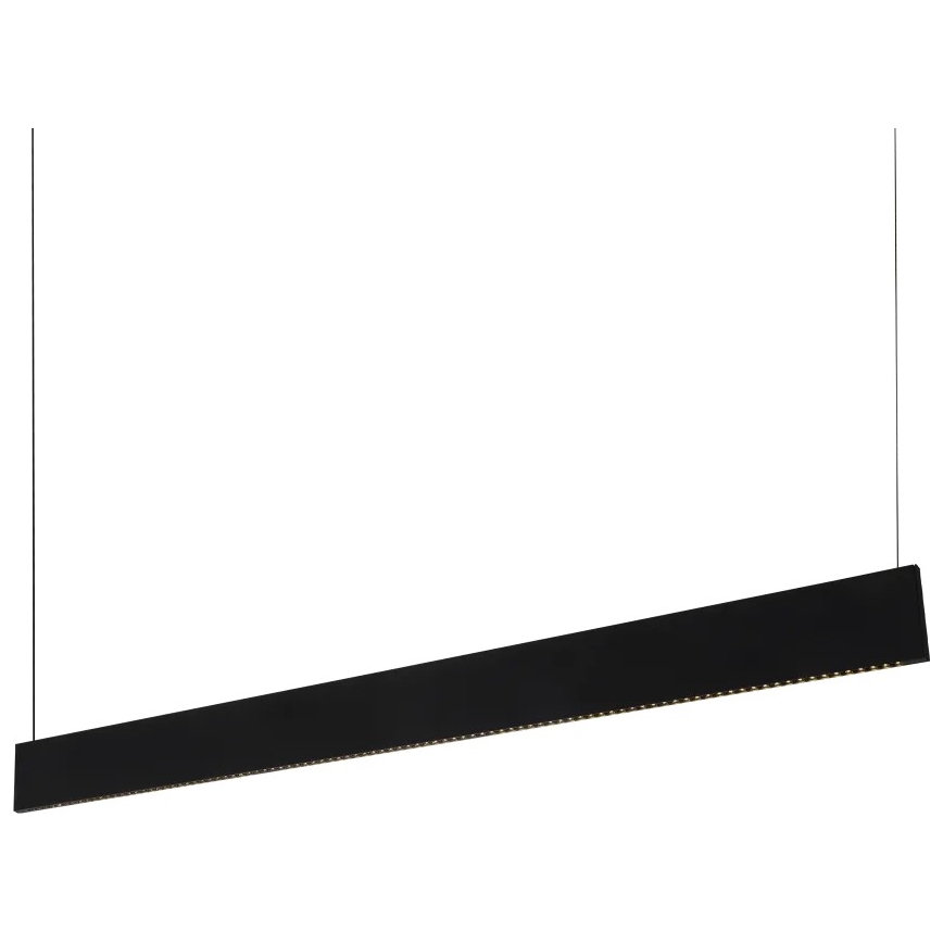 Ideal Lux - LED Lustr na lanku STEEL LED/24W/230V 3000K CRI 90 120 cm černá