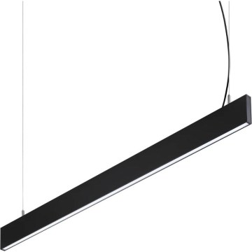 Ideal Lux - LED Lustr na lanku STEEL LED/29W/230V 3000K CRI 90 120 cm černá