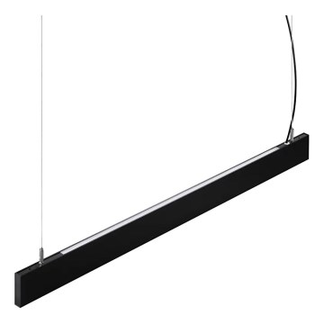Ideal Lux - LED Lustr na lanku STEEL LED/29W/230V 3000K CRI 90 120 cm černá