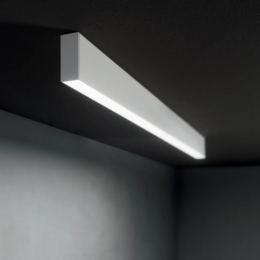 Ideal Lux - LED Lustr na lanku STEEL LED/29W/230V 4000K CRI 90 120 cm bílá