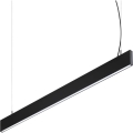 Ideal Lux - LED Lustr na lanku STEEL LED/29W/230V 4000K CRI 90 120 cm černá