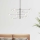 Ideal Lux - LED Lustr na tyči EQUINOXE 12xG4/2W/230V pr. 124 cm lesklý chrom/čirá