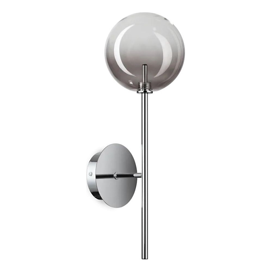 Ideal Lux - LED Nástěnná lampa EQUINOXE 1xG4/2W/230V lesklý chrom/kouřová
