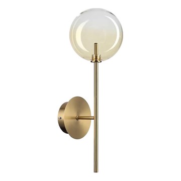 Ideal Lux - LED Nástěnná lampa EQUINOXE 1xG4/2W/230V mosaz/kouřová