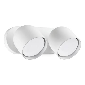 Ideal Lux - LED Nástěnné bodové svítidlo DODO 2xGX53/9W/230V bílá