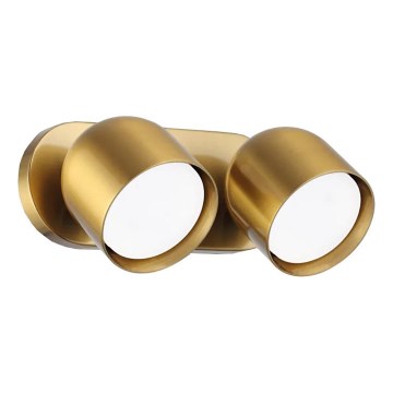 Ideal Lux - LED Nástěnné bodové svítidlo DODO 2xGX53/9W/230V mosaz