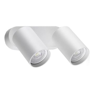 Ideal Lux - LED Nástěnné bodové svítidlo DYNAMITE 2xGU10/7W/230V CRI 90 bílá
